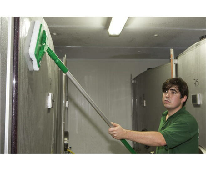 Vikan Hygi&euml;ne Padhouder Steelmodel 230mm Groen 