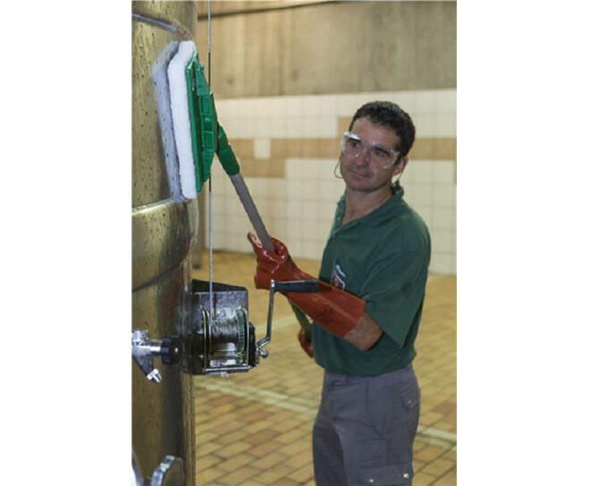 Vikan Hygi&euml;ne Padhouder Steelmodel 230mm Groen 