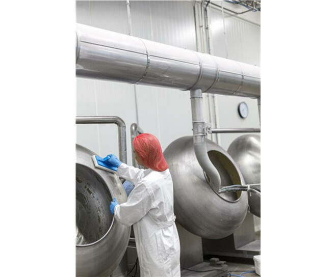 Vikan Hygi&euml;ne Padhouder Handmodel 230mm Blauw