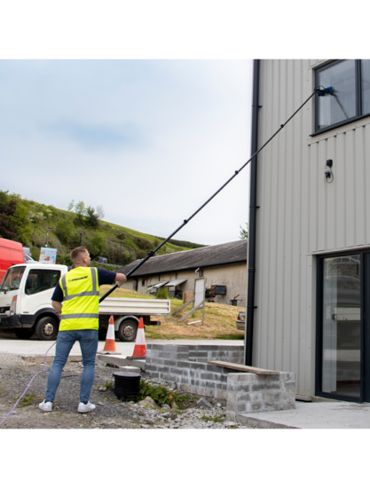 Streamline&reg; OVA8&reg; 30T Koolstofvezel Watergevoede Telescoopsteel &ndash; 12,2 m / 40 ft