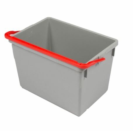 Numatic Grijze emmer 10 liter met rode hendel t.b.v. EM 