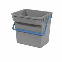 Numatic Grijze emmer 15 liter met blauwe hendel t.b.v. MM