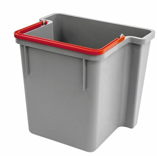 Numatic Grijze emmer 15 liter met rode hendel t.b.v. MM 3 &amp; 4