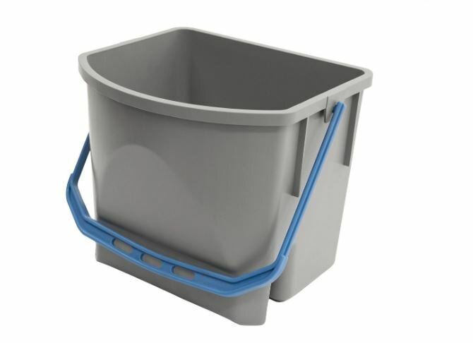 Numatic Grijze Emmer 17 Liter voor met blauwe hendel t.b.v. MM 3/4