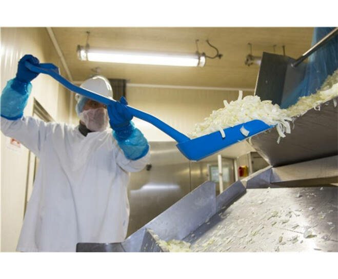 Vikan Ergonomische Schop Lange Steel 1310mm Blauw