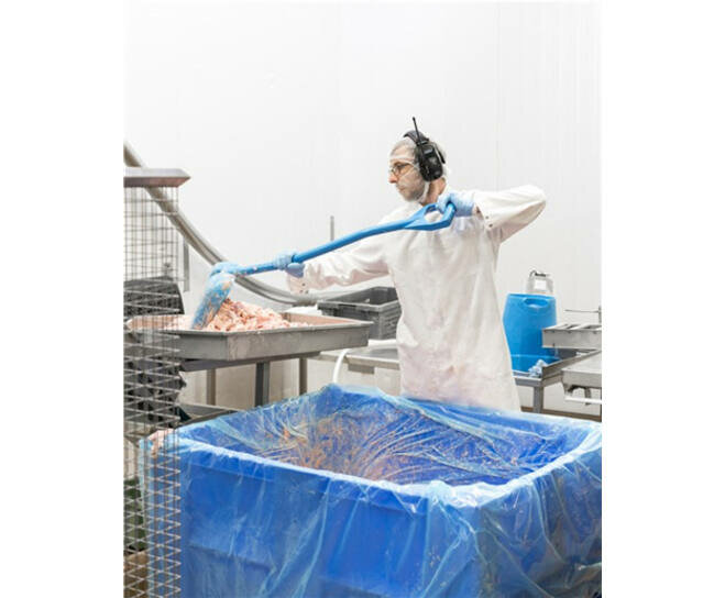 Vikan Ergonomische Schop Lange Steel 1310mm Blauw