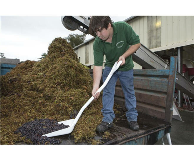 Vikan Ergonomische Schop Lange Steel 1310mm Wit