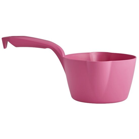 Vikan Hygi&euml;ne Schepbak Rond Met Schenktuit 1L Roze
