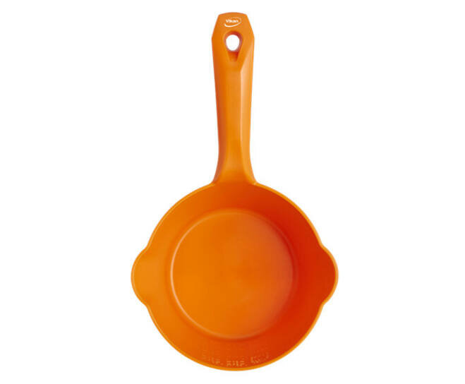 Vikan Hygi&euml;ne Schepbak Rond Met Schenktuit 1L Oranje