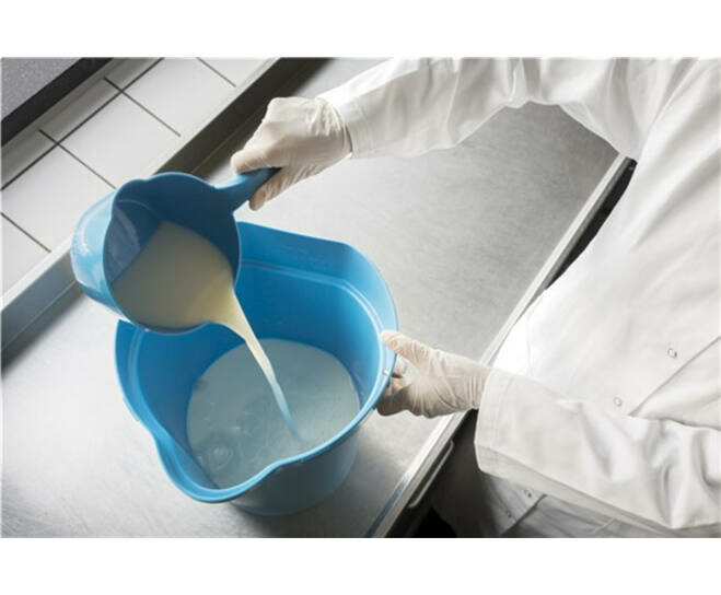 Vikan Hygi&euml;ne Schepbak Rond Met Schenktuit 1L Blauw