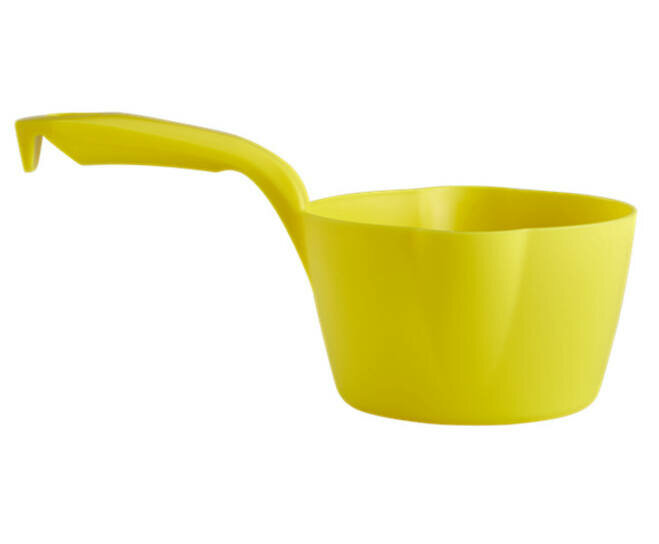 Vikan Hygi&euml;ne Schepbak Rond Met Schenktuit 1L Geel