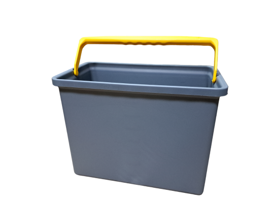 iVo Giotto Werkwagenemmer met Gele Hendel &ndash; 7 Liter