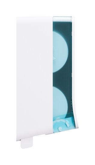 Satino Hyginity System toiletpapierdispenser voor dubbele rollen Wit JT3