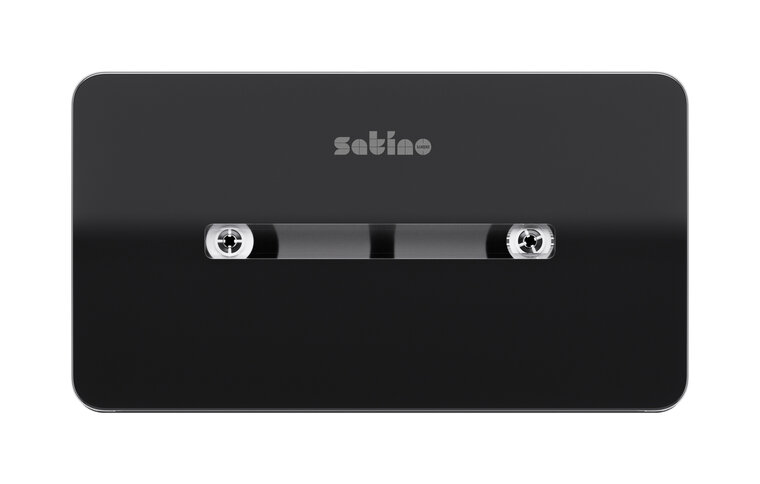 Satino Hyginity Jumbo 2-rol toiletroldispenser centerfeed Zwart CF2