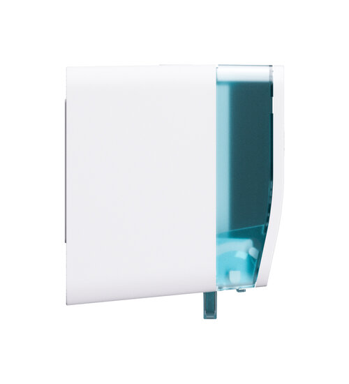 Satino Hyginity Dispenser dubbele rol toiletpapier Wit MT1