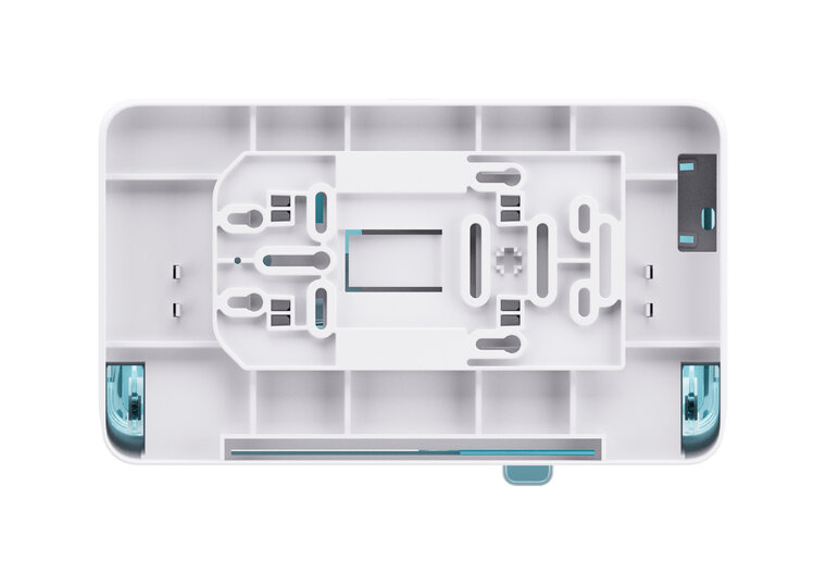Satino Hyginity Dispenser dubbele rol toiletpapier Wit MT1