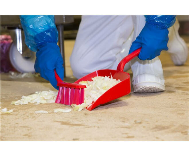 Vikan Hygi&euml;ne Stofblik Kunststof 295mm Rood