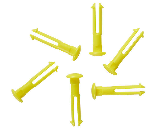 Vikan 6 x Pin Reserveonderdeel Voor De 1011 en 1013 Geel