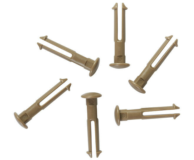 Vikan 6 x Pin Reserveonderdeel Voor De 1011 en 1013 Bruin