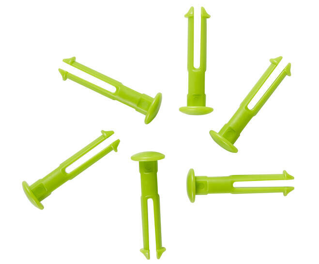 Vikan 6 x Pin Reserveonderdeel Voor De 1011 en 1013 Limoen