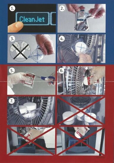 Rational reinigingstabs t.b.v. modellen SCC en CM-P -100 stuks