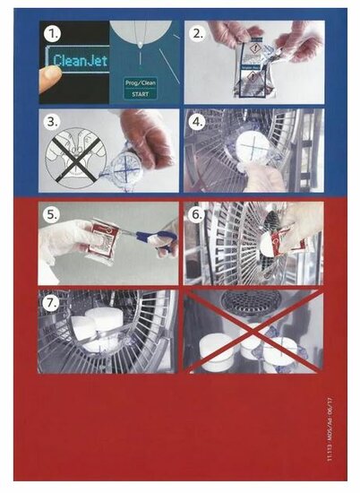 Rational glansspoeltabs SelfCookingCenter (zonder ECC) en CMP, 50 tabs