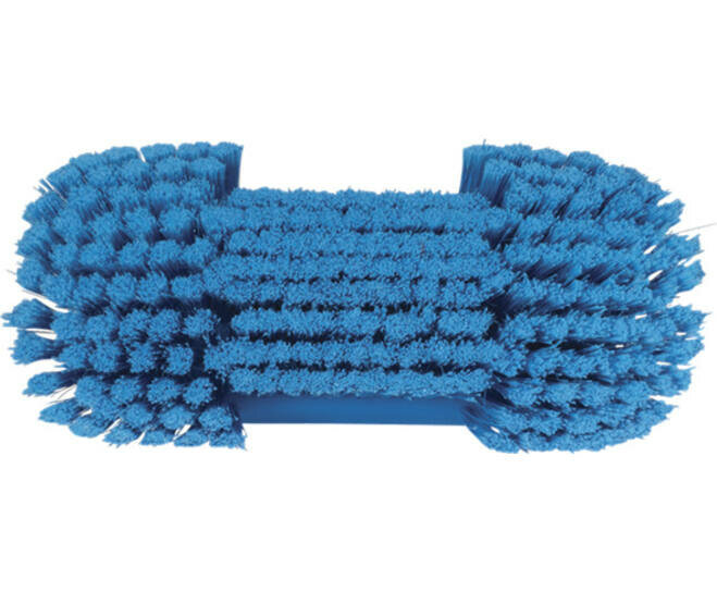 Vikan Hoekverstelbare Zachte  Borstel Met Watertoevoer Blauw