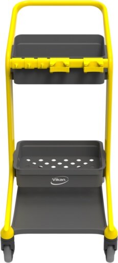 Vikan HyGo 78CM Geel&ndash; Mobiel Reinigingsstation (Werkwagen)