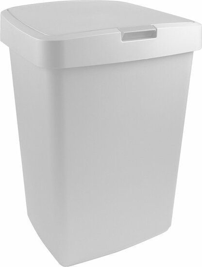 Sunware Delta prullenbak klep 50L wit 