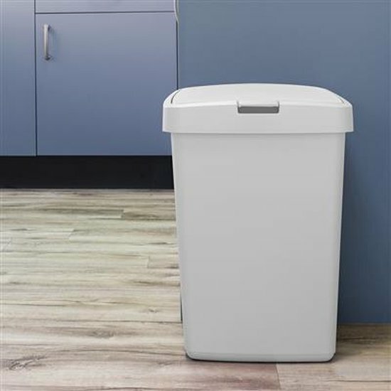 Sunware Delta prullenbak klep 50L wit 