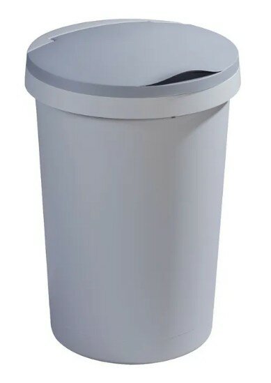 Sunware Twinga prullenbak met klepdeksel 10L grijs