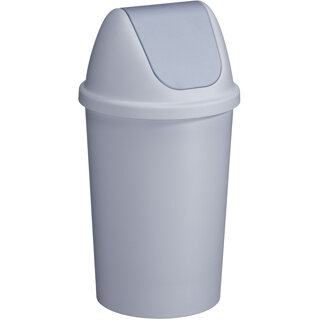 Sunware Twinga prullenbak met swingdeksel 45L grijs