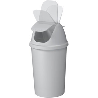 Sunware Twinga prullenbak met swingdeksel 45L grijs