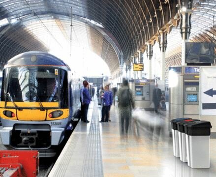 Vileda Geo afvalbak medium 55L