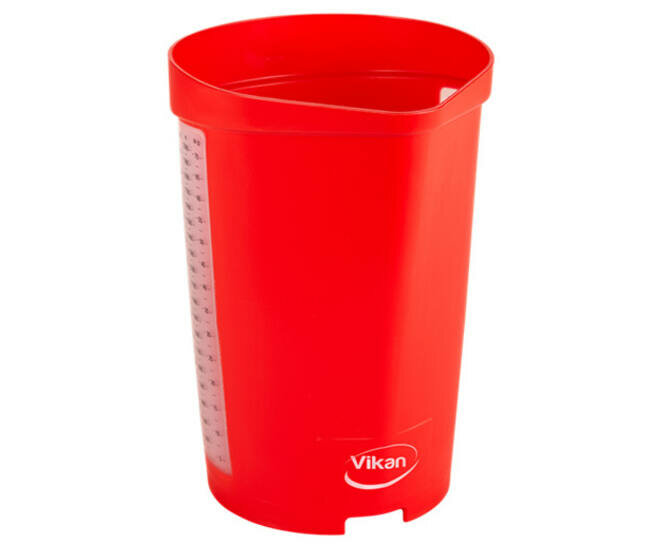 Vikan Hygi&euml;ne  Maatbeker 2 Liter Rood