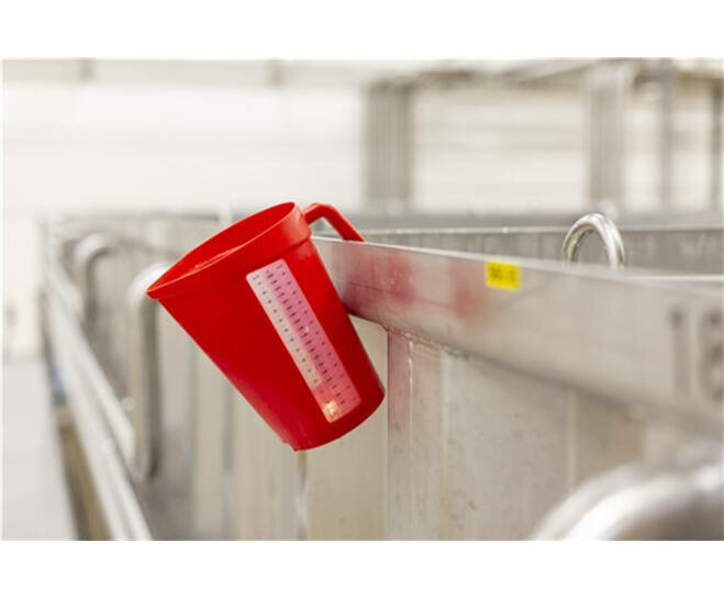 Vikan Hygi&euml;ne  Maatbeker 2 Liter Rood