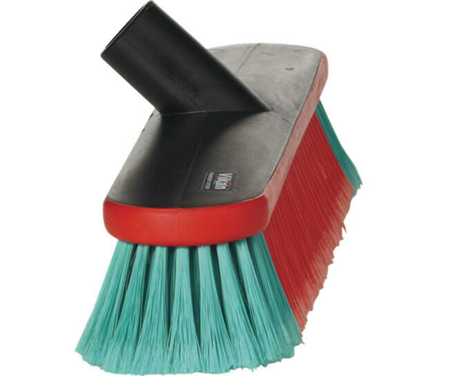 Vikan Transport Waterdoorlatende Wasborstel 370mm Rood/Groen