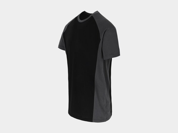 Herock TORI Tweekleurig T-shirt met korte mouwen Zwart /Antraciet