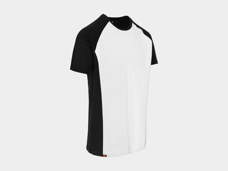 Herock TORI Tweekleurig T-shirt met korte mouwen Wit/Zwart