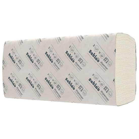 Satino HiLine handdoek V vouw cellulose 2 laags 24x23cm 4000 stuks PT3