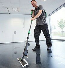 Unger erGO! wax Polymeerset klittenband-mop