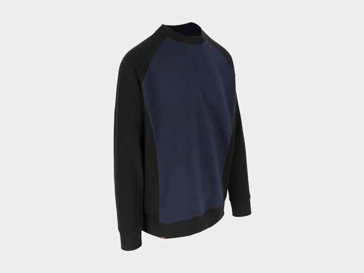 Herock BORIS Tweekleurig Sweater Navy/Zwart