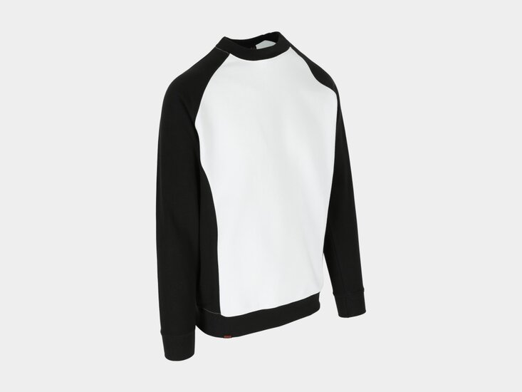 Herock BORIS Tweekleurig Sweater Wit/Zwart