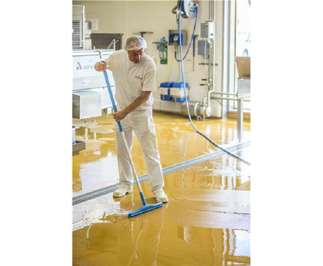 Vikan Ergo Steel Aluminium handgreep Blauw 1510 mm &Oslash;31mm 