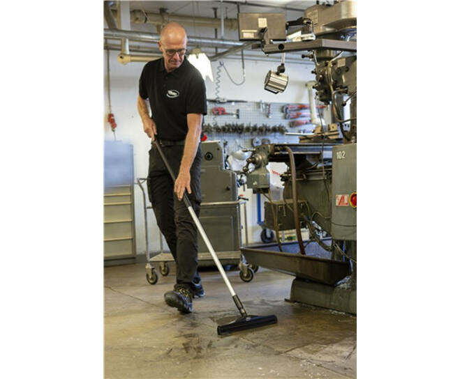 Vikan Ergo Steel Aluminium handgreep Zwart 1510 mm &Oslash;31mm 