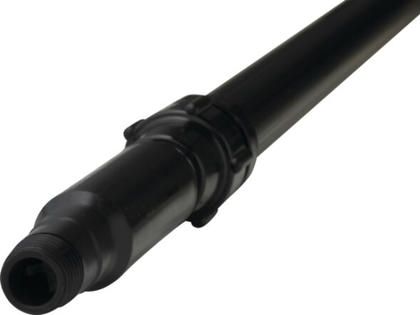 Vikan Transport Waterdoorlatende Telescoopsteel Met C-Koppeling  &Oslash;32, 160.0-278.0cm , Zwart
