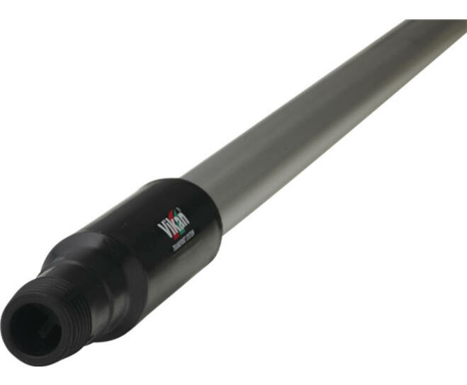 Vikan Transport Extra Lange Waterdoorlatende Steel Met Q-Koppeling &Oslash;31, 193,5cm , Zwart
