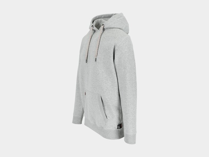 Herock HESUS Sweater met Kap Licht Heather Grijs