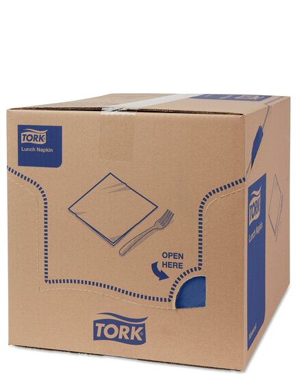 Tork Lunchservet  2-Laags Donkerblauw 1/4 vouw, 10x200st, 2.000st/doos