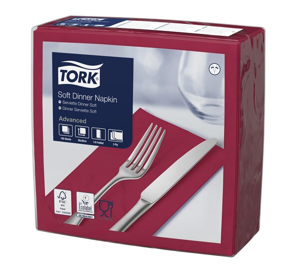 Tork 477618 bordeauxrood